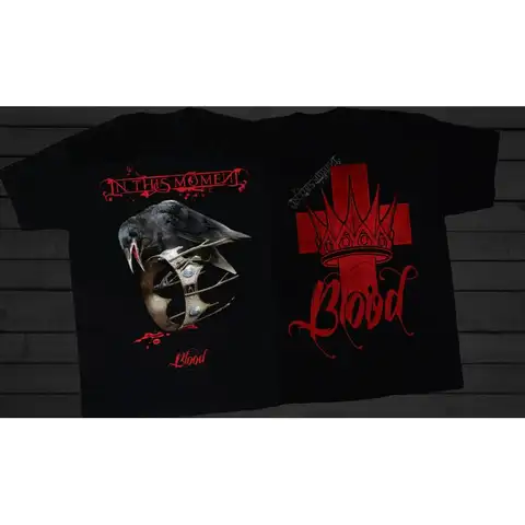 In This Moment Band 2 Sides Black Shirt All Sizes S 5Xl