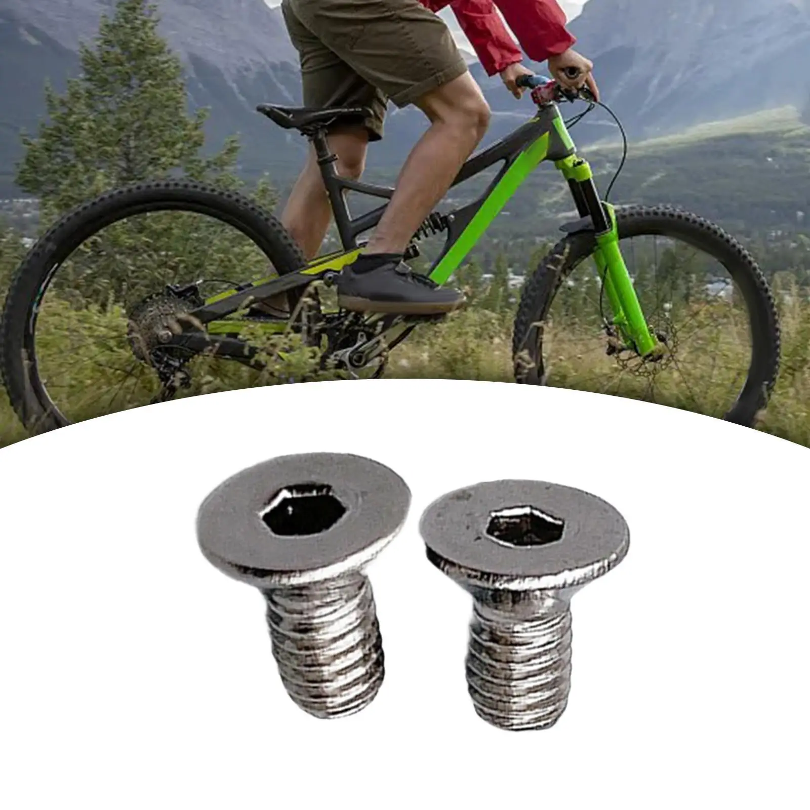 2 Pieces Frame Gear Tail Hook Screws Cycling Hanger Part Bike Hanger Screws Bike