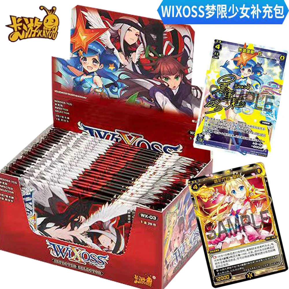 

Original Selector Infected WIXOSS Collection Cards Supplementary Package Anime Girl Game Battle Transaction Card Kid Gift Toy