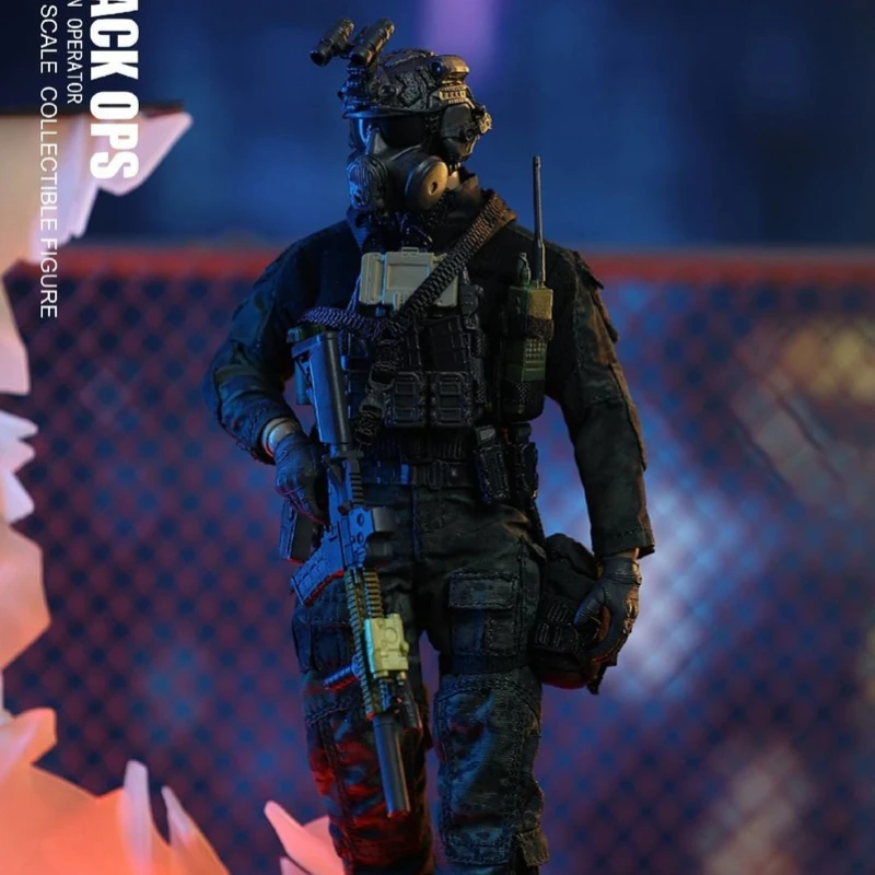 Spot Supply HASUKI Originele SALVO-serie SA-01 Zwart Action Action Figure Assembly Model Toys Collectible Model Cadeaus voor jongens