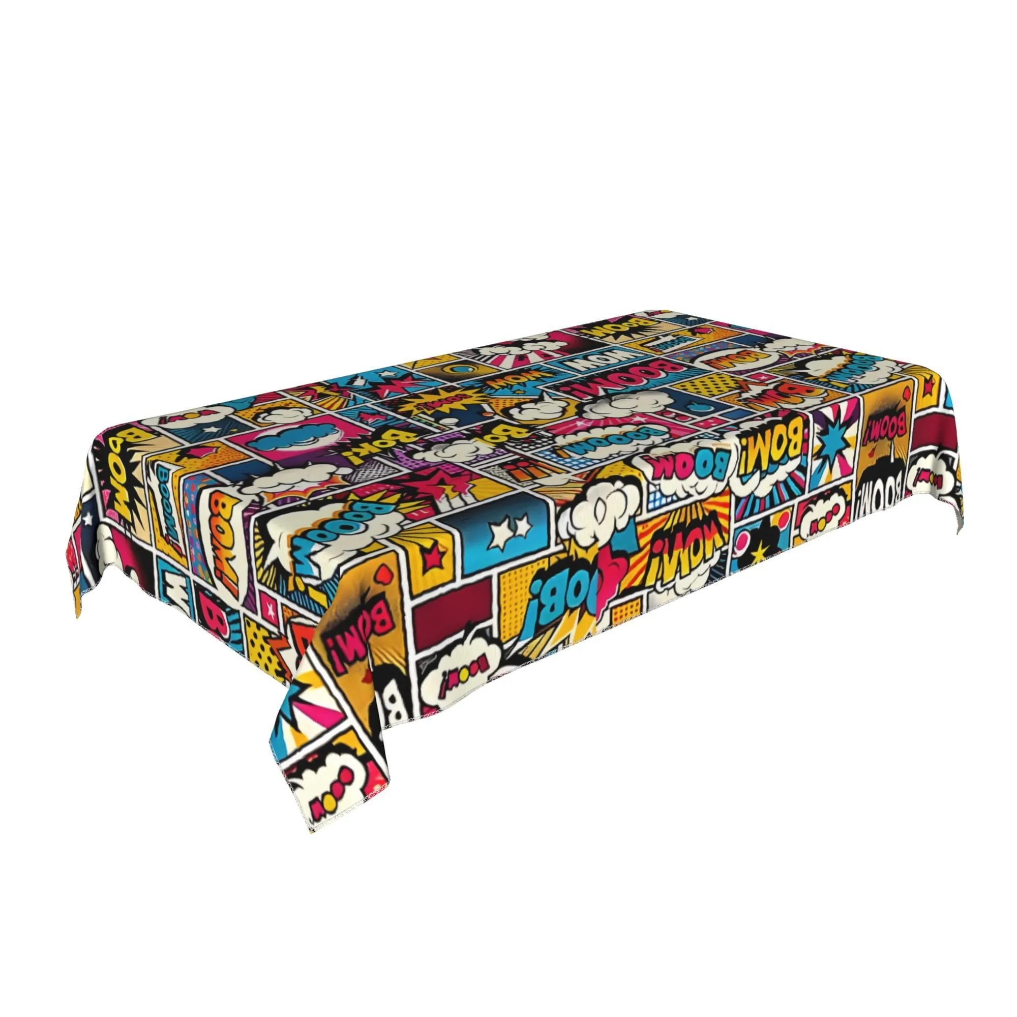 [2D] Tablecovers 1pc Pop Art Comic Book Desk Cover - Vibrant 