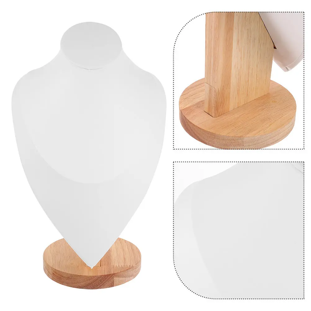 Mannequin Jewelry Display Stand Sophisticated Lifelike Bust Necklace Organizer Compact Space Saving for Jewelry Store Display