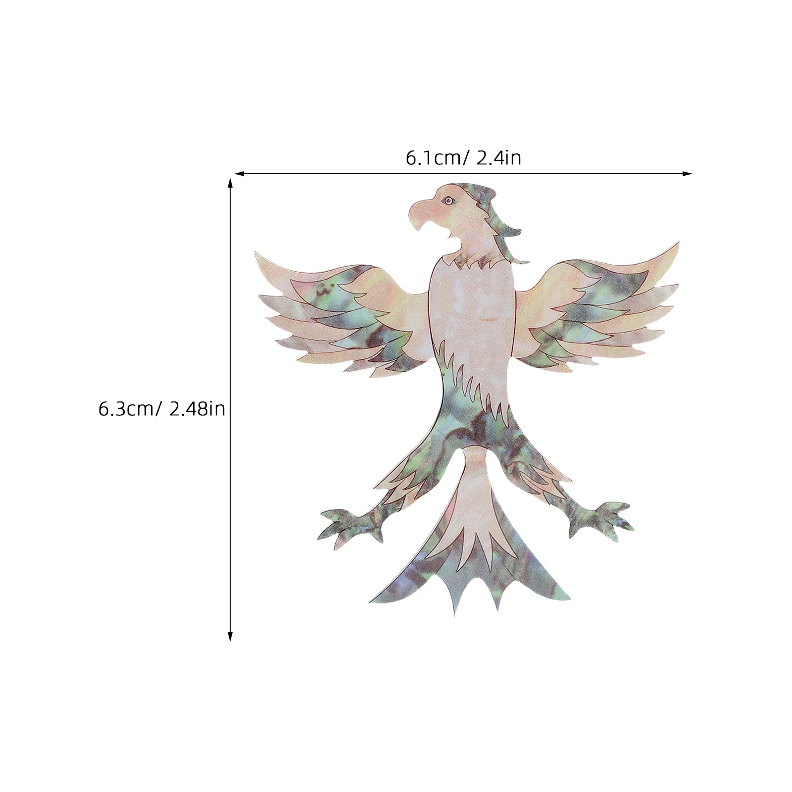 Guitar Sticker Eagle Pattern Diy Pvc Animal Design For Guitar Headstock Decorative Decal Musical Instrument Accessories