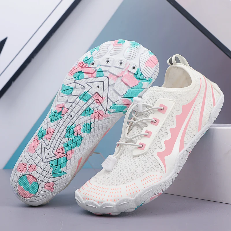 HKDQ Men's Water Shoes Big Size 36-46 Aqua Shoes Women Couple Quick Dry Non Slip Minimalist Design Breathable Men's Wading Shoes