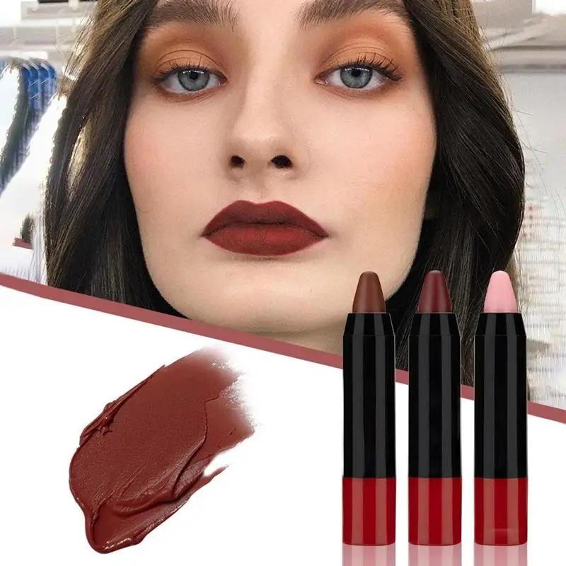 Rossetti impermeabili rossetto Sexy rossetti in velluto opaco trucco labbra opaco regali rossi scuri di lunga durata per fidanzate