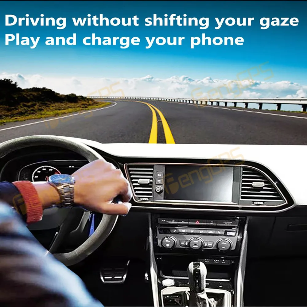 

For Mercedes Benz GLK Class X204 2011–2014 The Least Car Center Console Phone Charger 15W Fast Car Wireless Charger Pad Holder