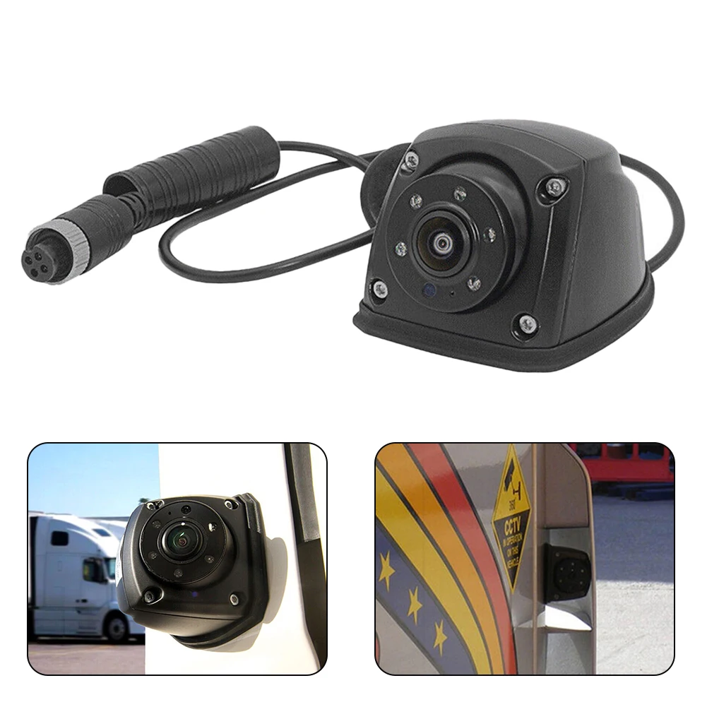 

AHD 1080P Side View Camera Reversing Camera 4Pin Aviation Connector For Truck Camper Bus High Definition Image Parking Assist