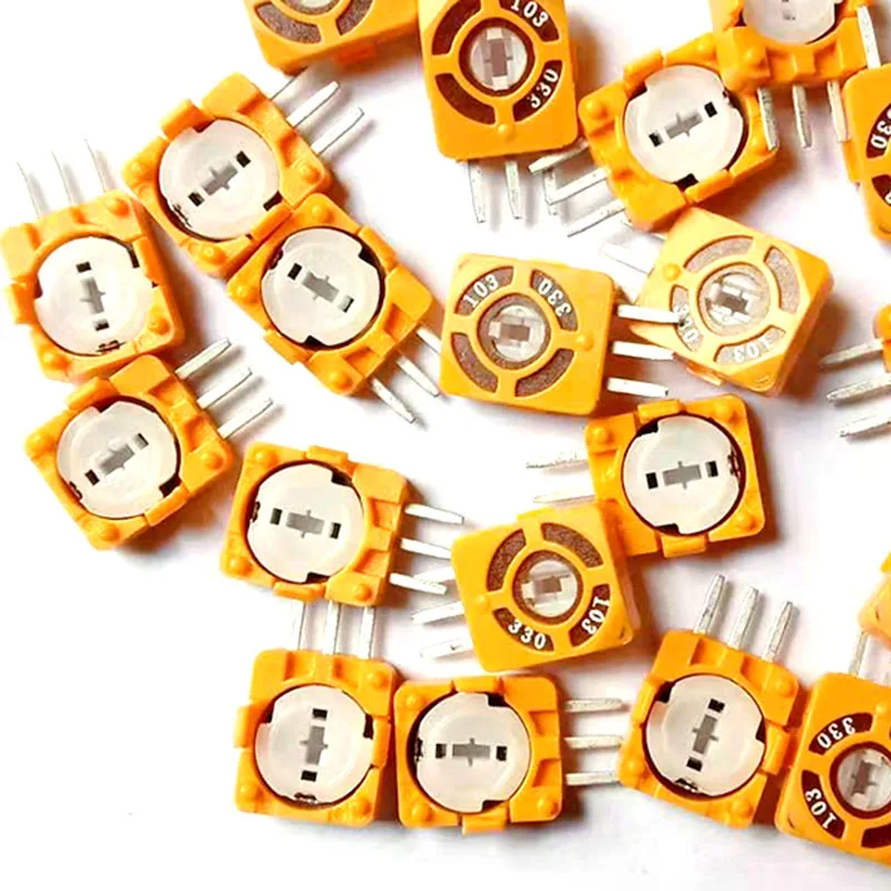 

10PCS Rocker potentiometer B502 5K 45 60 90-degree B10K 103 60 330-degree model airplane remote control