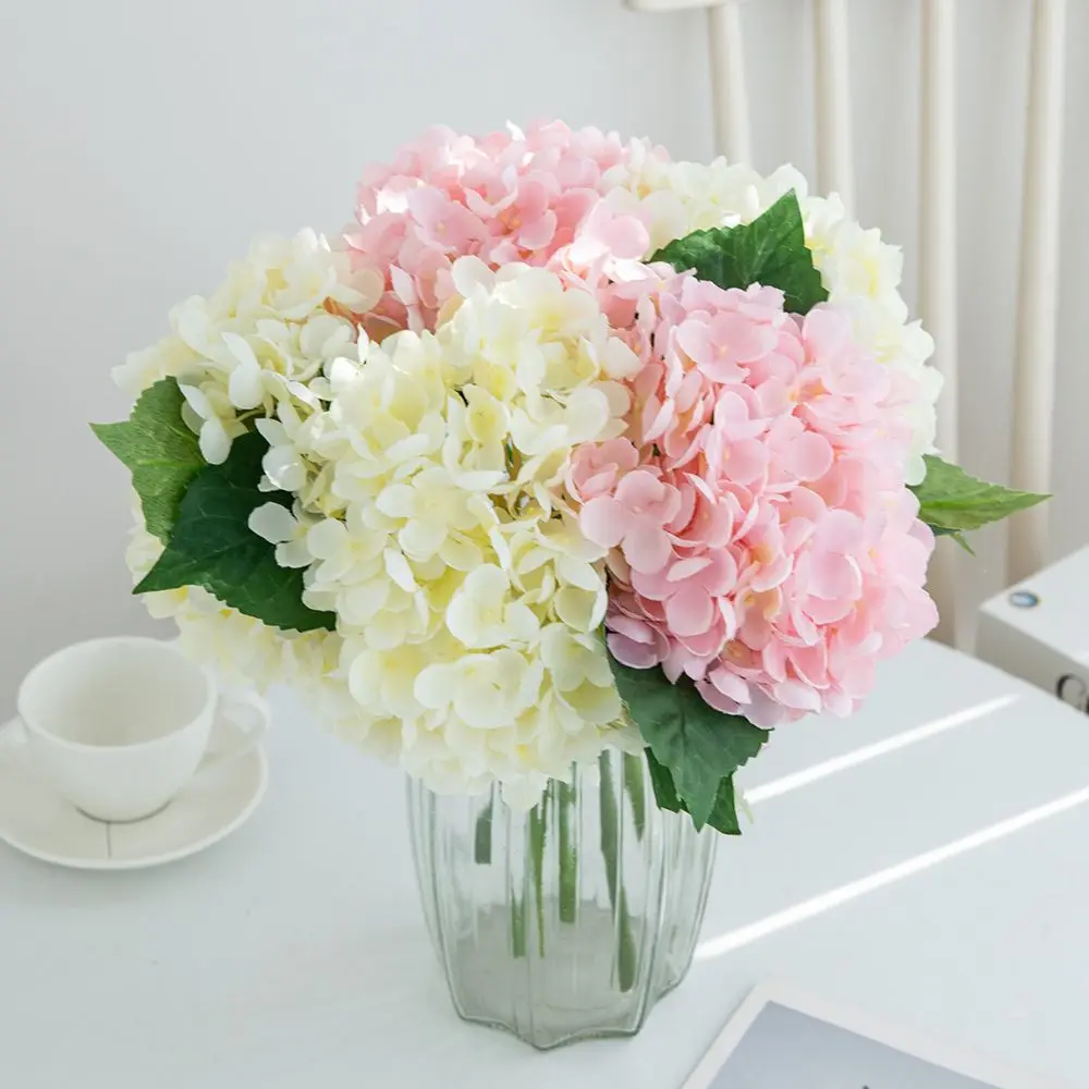 ArtificialFlower Silk hydrangea Hot sale christmas Wedding bridalbouquet Home vase Outdoor garden bonsai Festival DIY gift Decor