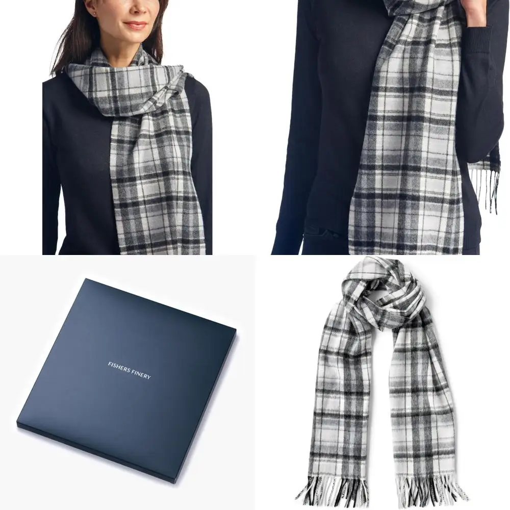 

Зимняя накидка из чистого кашемира для женщин от Fishers Finery