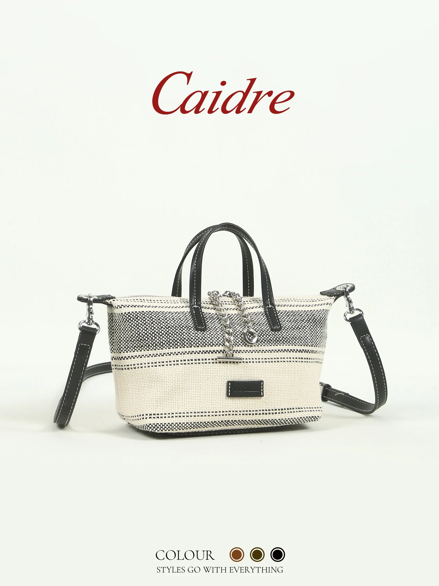 

Caidre Korean Style Canvas Handbag Women's 2026 New Work Small Crossbody Bag Dumpling Bag Shoulder Bag Daily Match