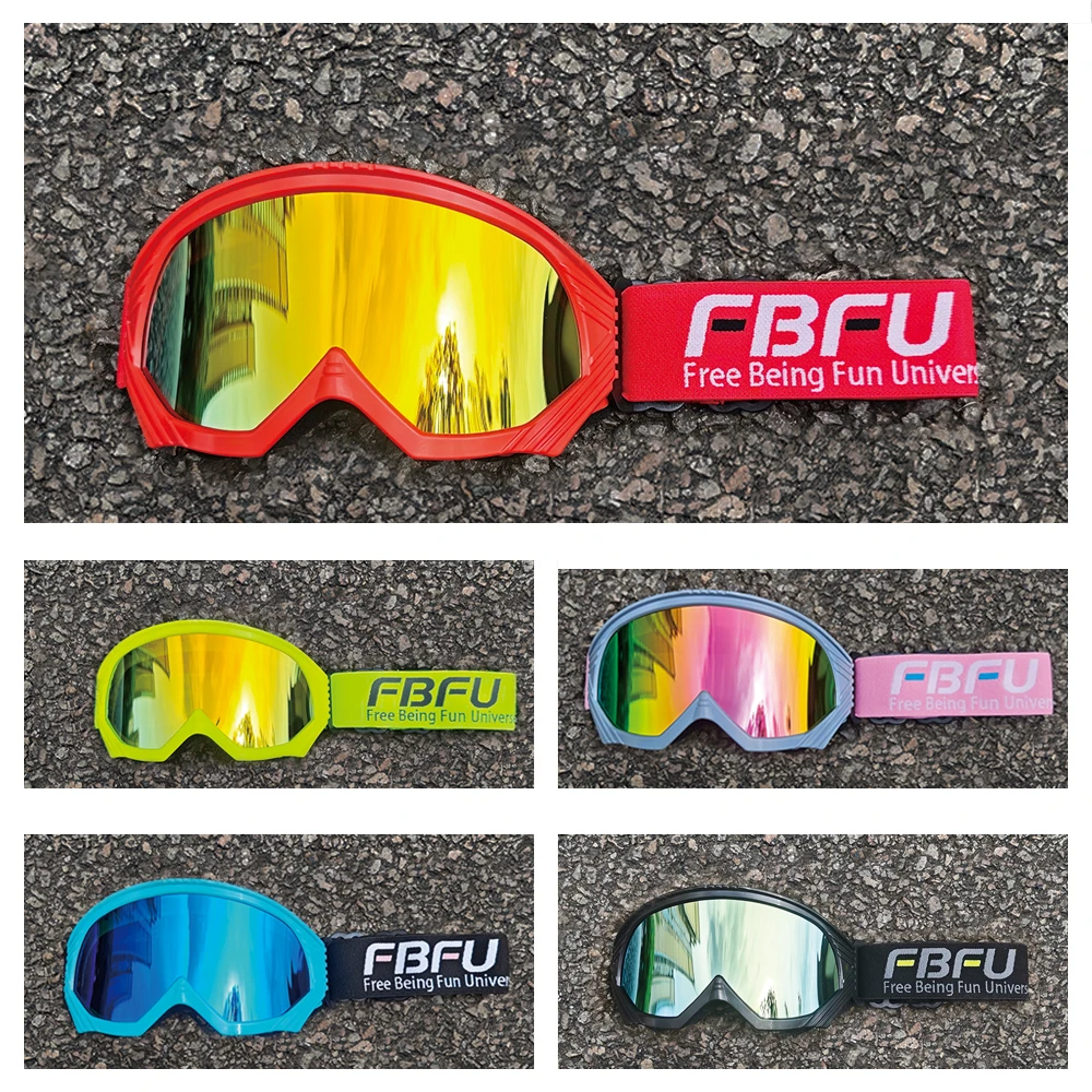 

2025 FBFU модные защитные очки для катания на лыжах на Хэллоуин, Рождественский подарок, вседневные HD-линзы, пескозащитные для снежных горных видов спорта