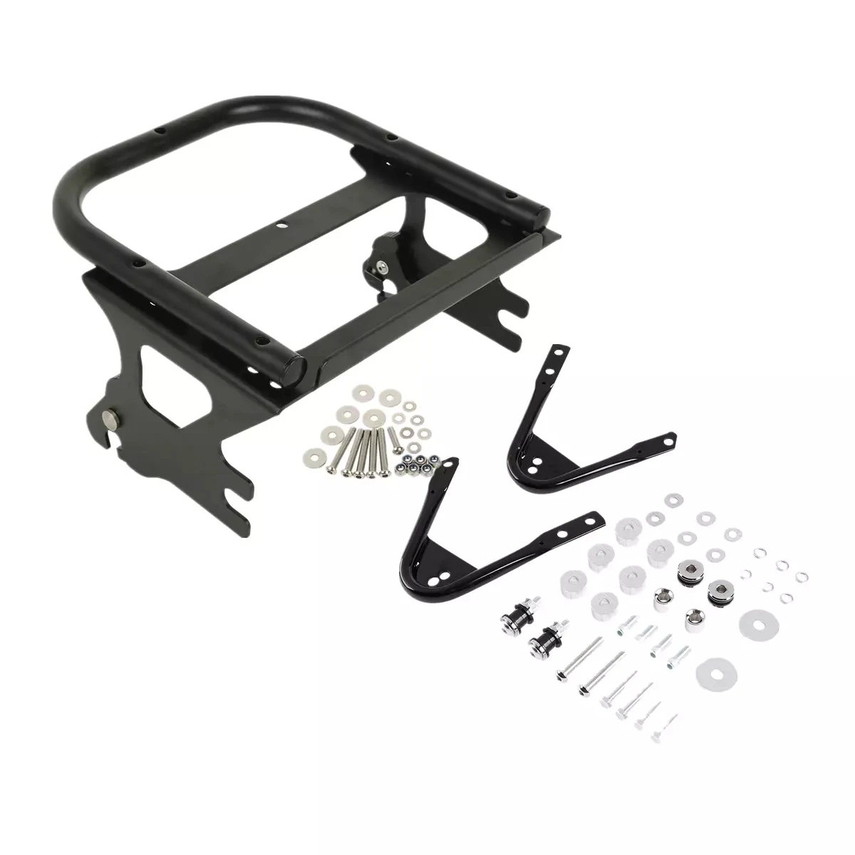 Motorcycle Two-up Luggage Rack Docking Hardware Kit Fit For Harley Touring Trunk Electra Street Glide Road King FLTR FLHX 97-08