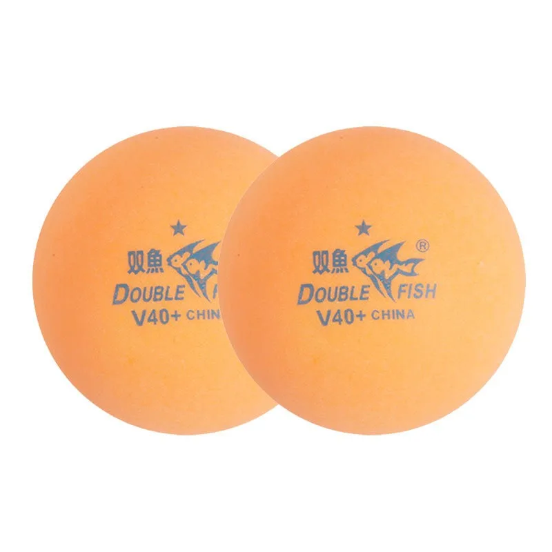 DOUBLE FISH Table Tennis Balls ABS One/Two/Three Star Children's Training Competition High Bounce V40+ Sewn Ping Pong Balls