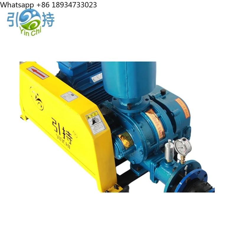 High-Pressure Cast Iron Tri-Lobe Roots Blower Industrial Pneumatic Conveying Low Noise DC Electric OEM YINCHI 0.65-189m/min