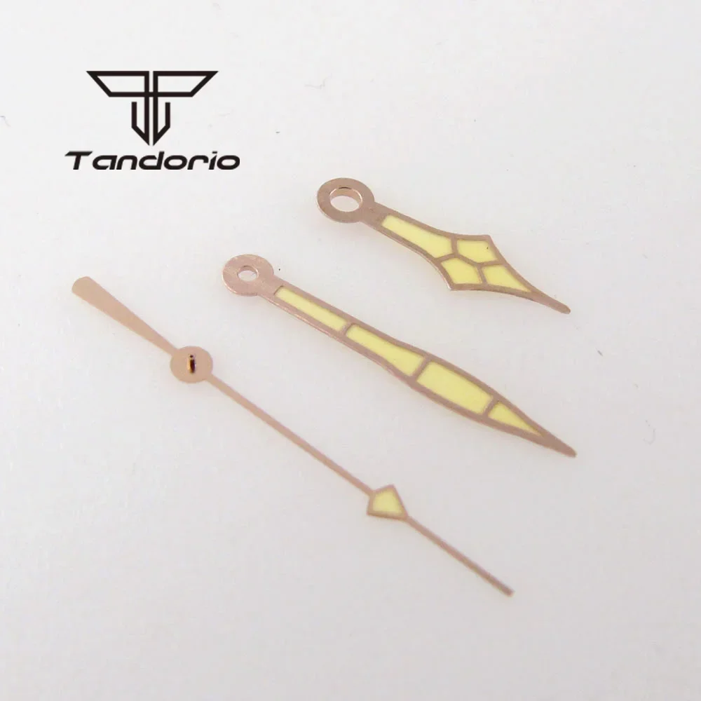 Rose Gold brushed Snack Watch Hand for NH35A NH36A NH70 NH72 4R35 ETA 2824 2836 PT5000 ST2130 Dive VIntage Watch Mod Parts