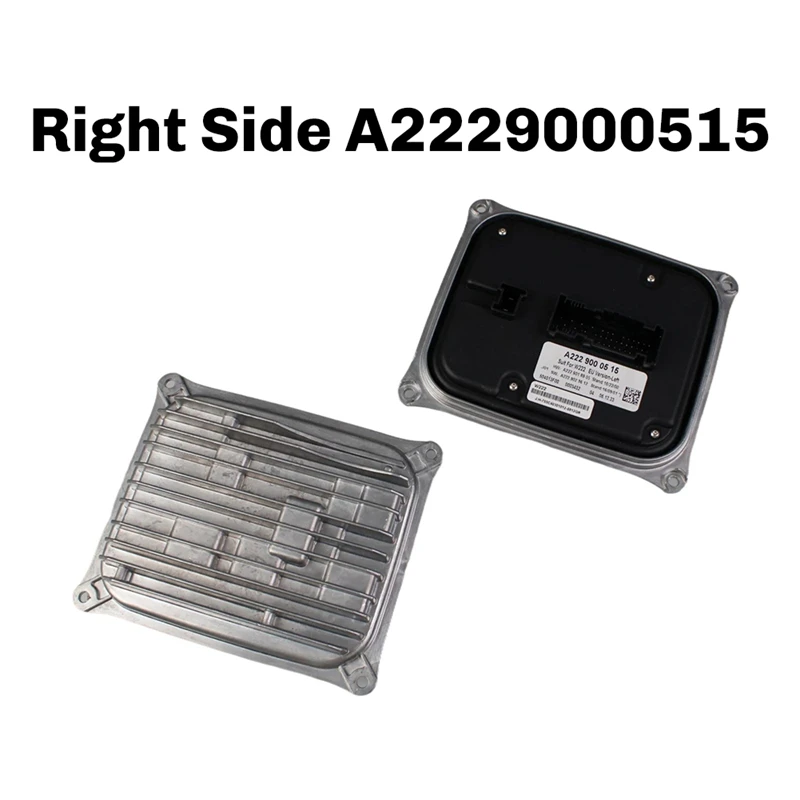 Right Side LED Headlight Control Unit Ballast A2229000515 For Mercedes-Benz E S CLASS W205 W222