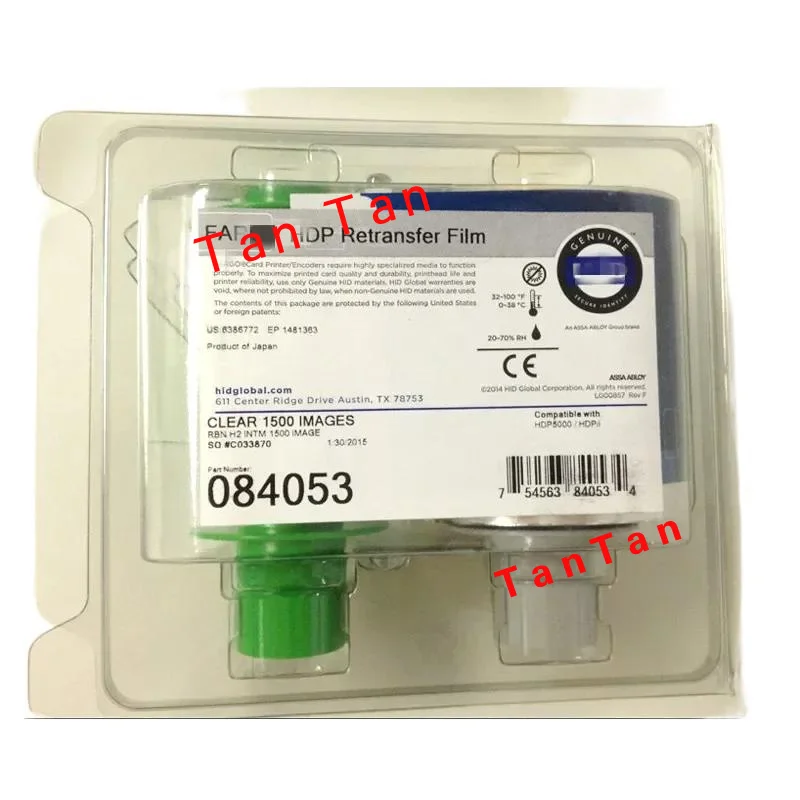 Оригинал 084053     84053 прозрачная пленка для извлечения для принтера ПВХ-карт hidfargo hdp5000 ID DD