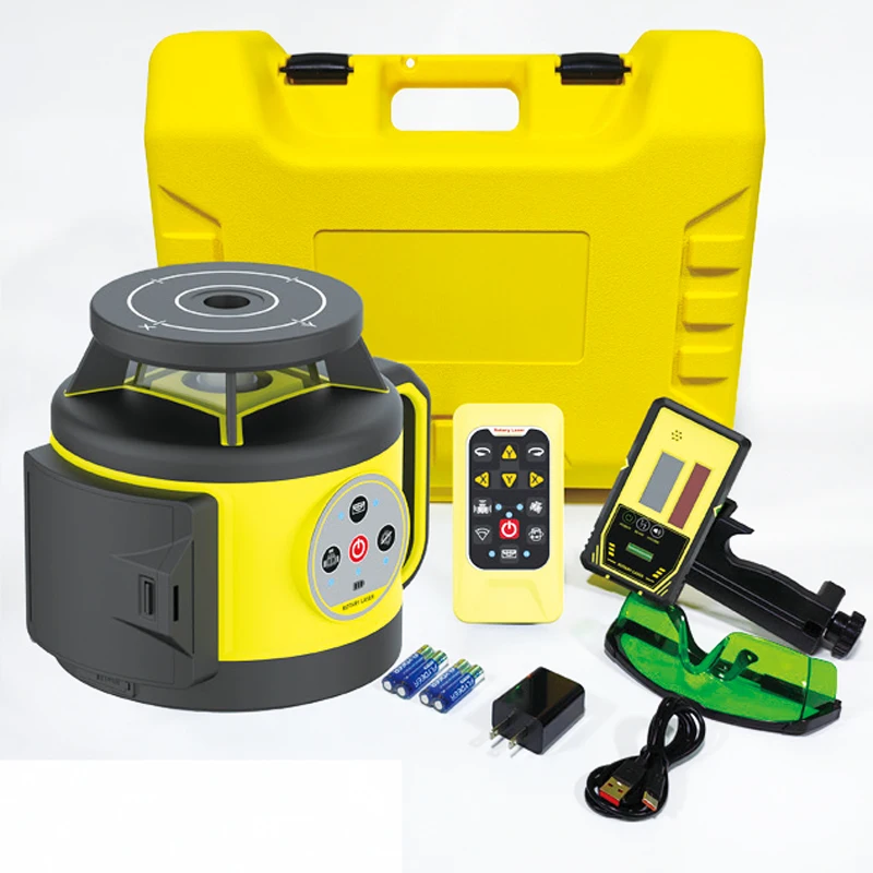

Fully Automatic Green Laser Leveling Instrument DIY Grade Rotating Laser For Diameter Leveling Placement Red Rotating
