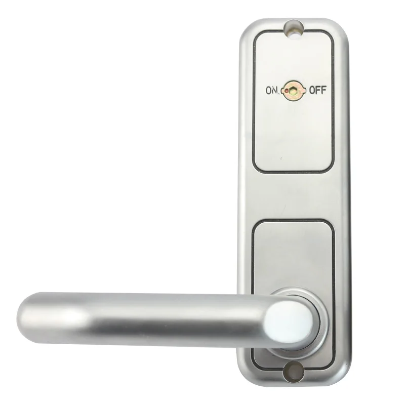 LACHCO  Mechanical Code Lock Digital Machinery Keypad Password Door Lock Waterproof Latch Zinc Alloy Silver L17008