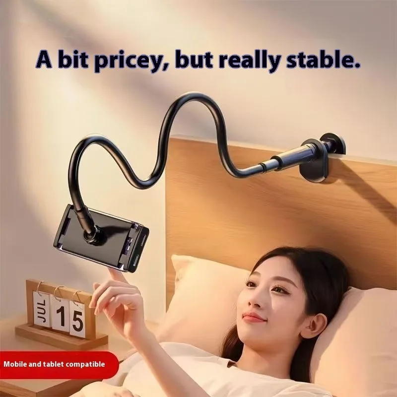حامل هاتف سرير عالمي قابل للتعديل، حامل لوحي، حامل فوق السرير، تسجيل فيديو، بث مباشر، مشاهدة الأفلام بدون استخدام اليدين #3