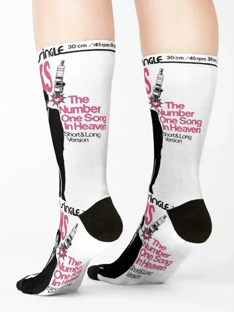 SPARKS - THE NUMBER ONE SONG IN HEAVEN Socks japanese fashion Non-slip Stockings cartoon Men's Socks Luxury Women's