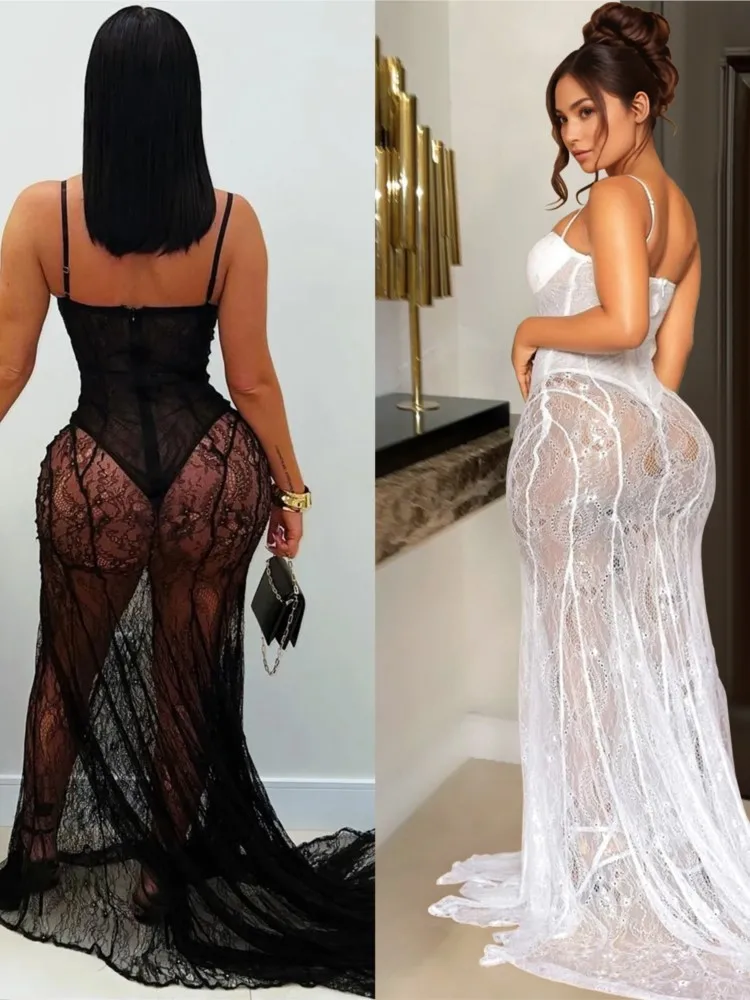 女性用セクシービーチドレス、レース水着、ボヘミアンビキニカバーアップ、着物風プリントノースリーブローブドレス、カバーアップロングマキシドレス