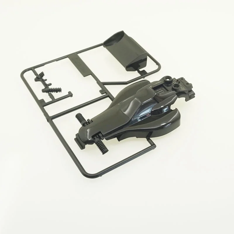 homemade tamiya mini 4wd racing car ASTUTE shell black/white/purple/clear pink