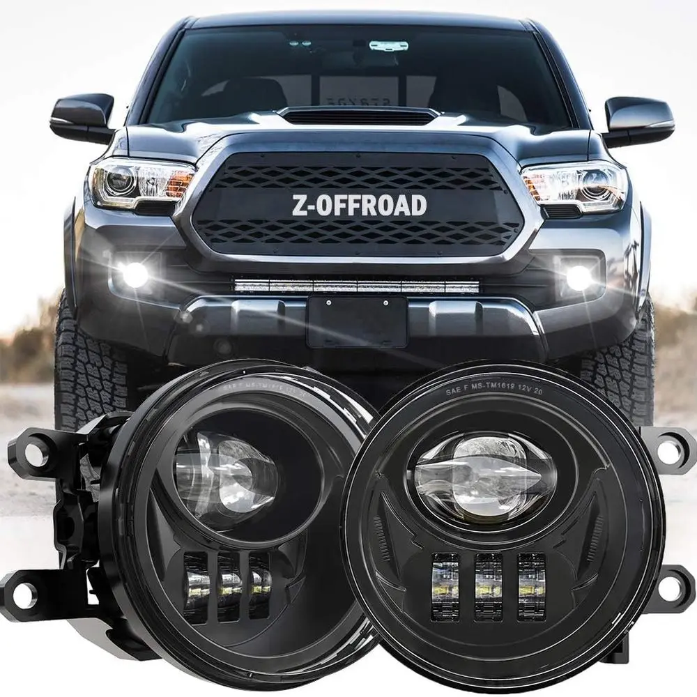 

Black LED Fog Lights Assembly for 2016-2022 Tacoma, 2009-2013 Camry, Corolla, 2014-2022 4Runner, 2014-2019 Tundra - Driver & Pas
