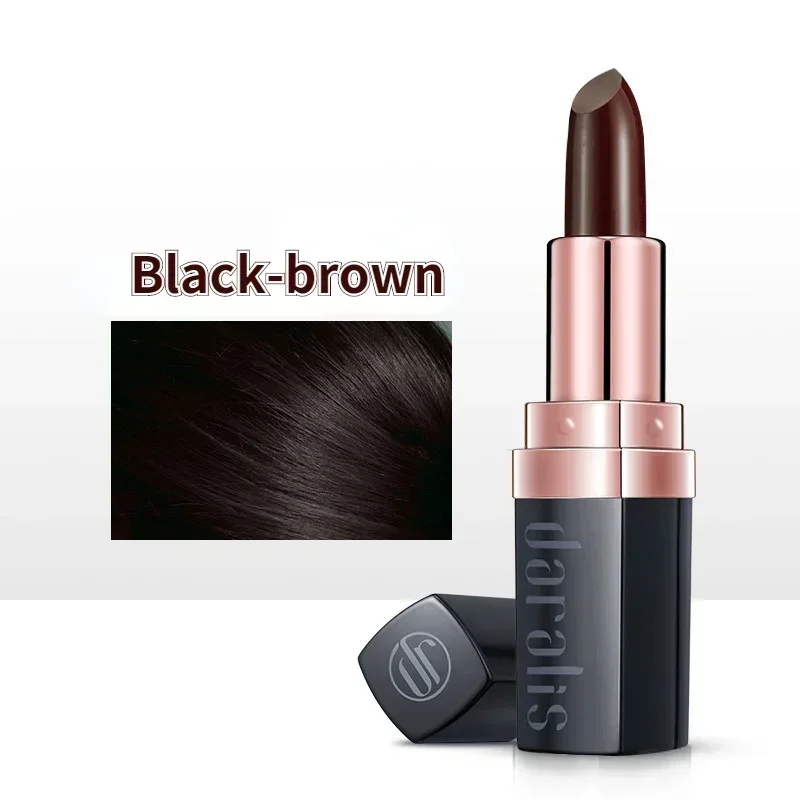Stylo de teinture de cheveux instantané, Portable, blanc, couverture de rouge à lèvres pour tatouage de sourcils, correcteur, outil de teinture des cheveux