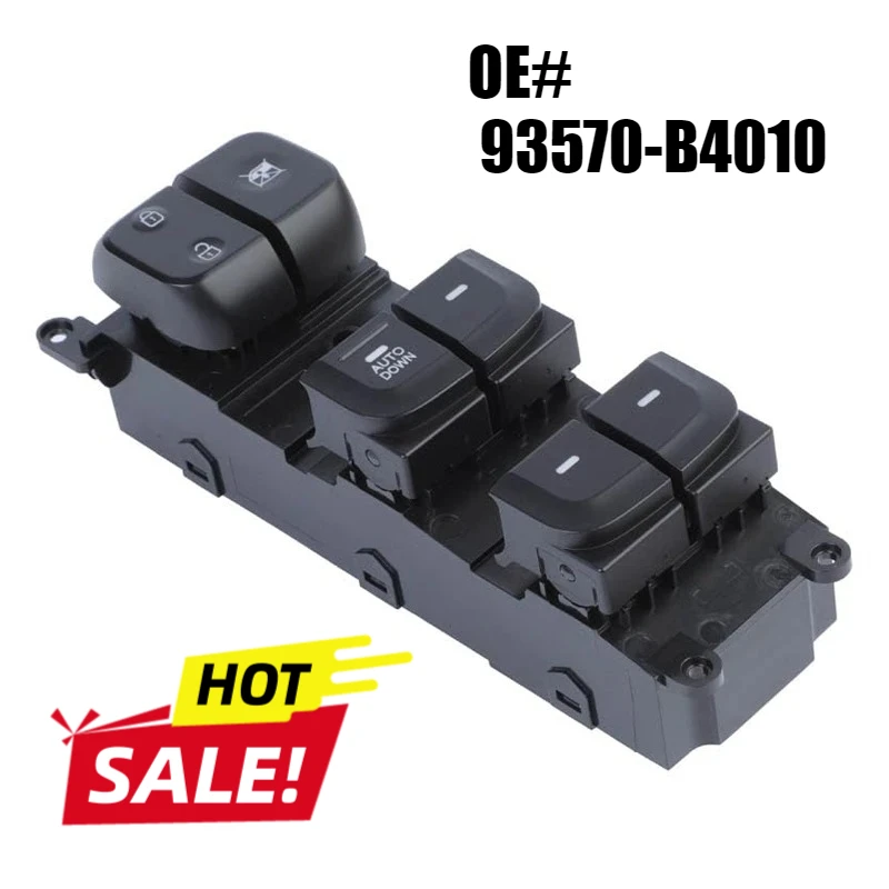 لشركة هيونداي i10 طبيب 10 أماكن الأذن 1.0 sx 2013 2014 2015 2016 2017 زر مفتاح النافذة الرئيسية 93570B4010 93570-B4010 #1