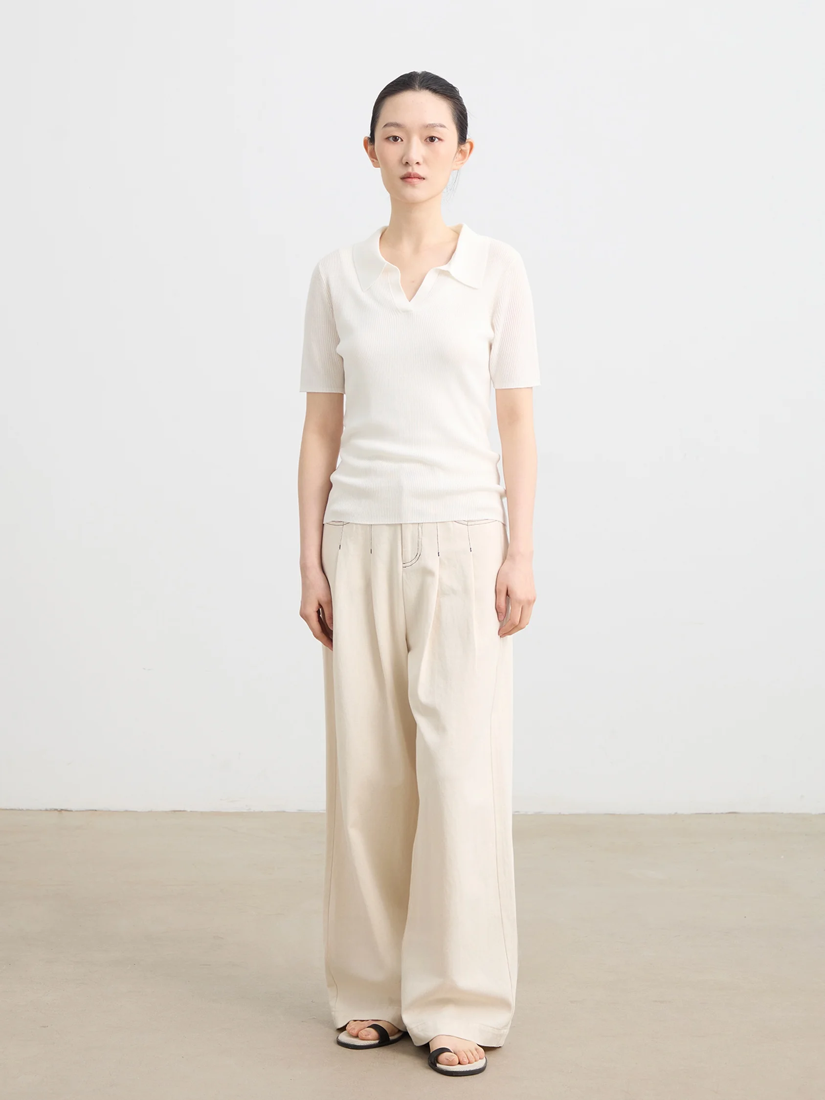 

NOEND 25SS Li Jing Прохладный дышащий коврик Ne ort Sve Трикотажный топ Женский модный весенний хлопок и шелк