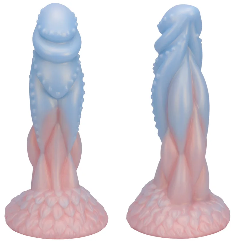 Monster dildo, special-shaped anal plug, pink blue shaped snake, thick anal dildo strong sucker, adult toy male and female