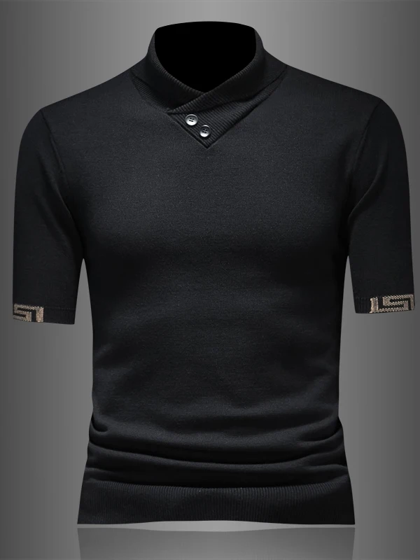 

Мужской повседневный свитер из смесовой шерсти с V-образным вырезом и перекрестным дизайном, теплый базовый слой для осени и зимы, новый, удобный, дышащий