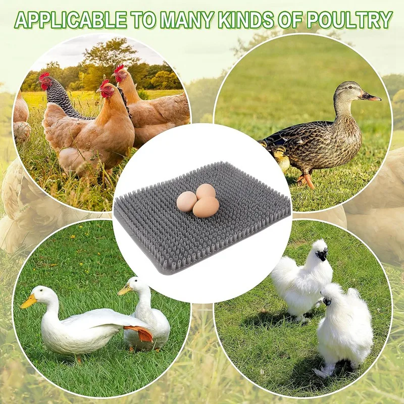 Chicken Nesting Pads, Washable Nesting Box Pads For Chickens, Reusable Nesting Pads For Chicken Coop, 6 PCS