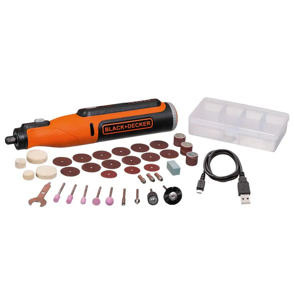 8V MAX* Rotary Tool with Accessory Kit 35-Piece Cordless Multi-Purpose Power Tool Collet Sizes 1/32