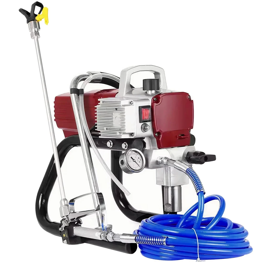 Podofo 3600W 1/4 "Mini Elektrische Spray Painting Machine Hogedruk Airless Spuit Schilderen Kleur Stalen Tegel Latex verf Muur