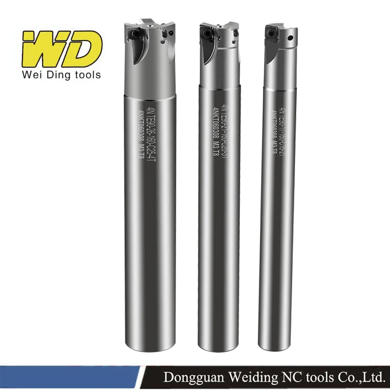 

1PCS TE90 Right Angle 90 Degree Shock-Resistant Cutter Bar Fast Feed Milling Tool for 4NKT060308R
