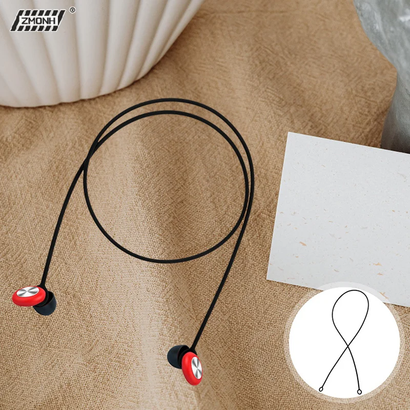 

[H]Outdoor Earplugs Earbud Lanyard Work Travel Sleep Connector Cord Anti-lost Rope Silica Gel Earphone Strap