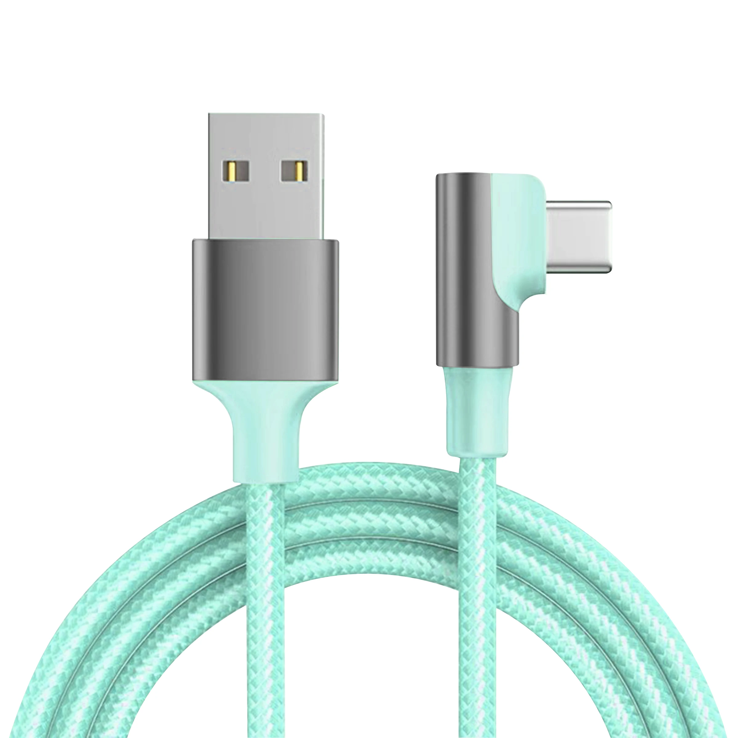 Elbow-Shaped USB C Charging Cable for Fast Charging, High-Speed Data Synchronization, USB Type C Cable Suitable for Samsung, Oneplus, Redmi, Etc., Durable and Flexible Cable, Ideal for Travel and Office Use, Perfect fo