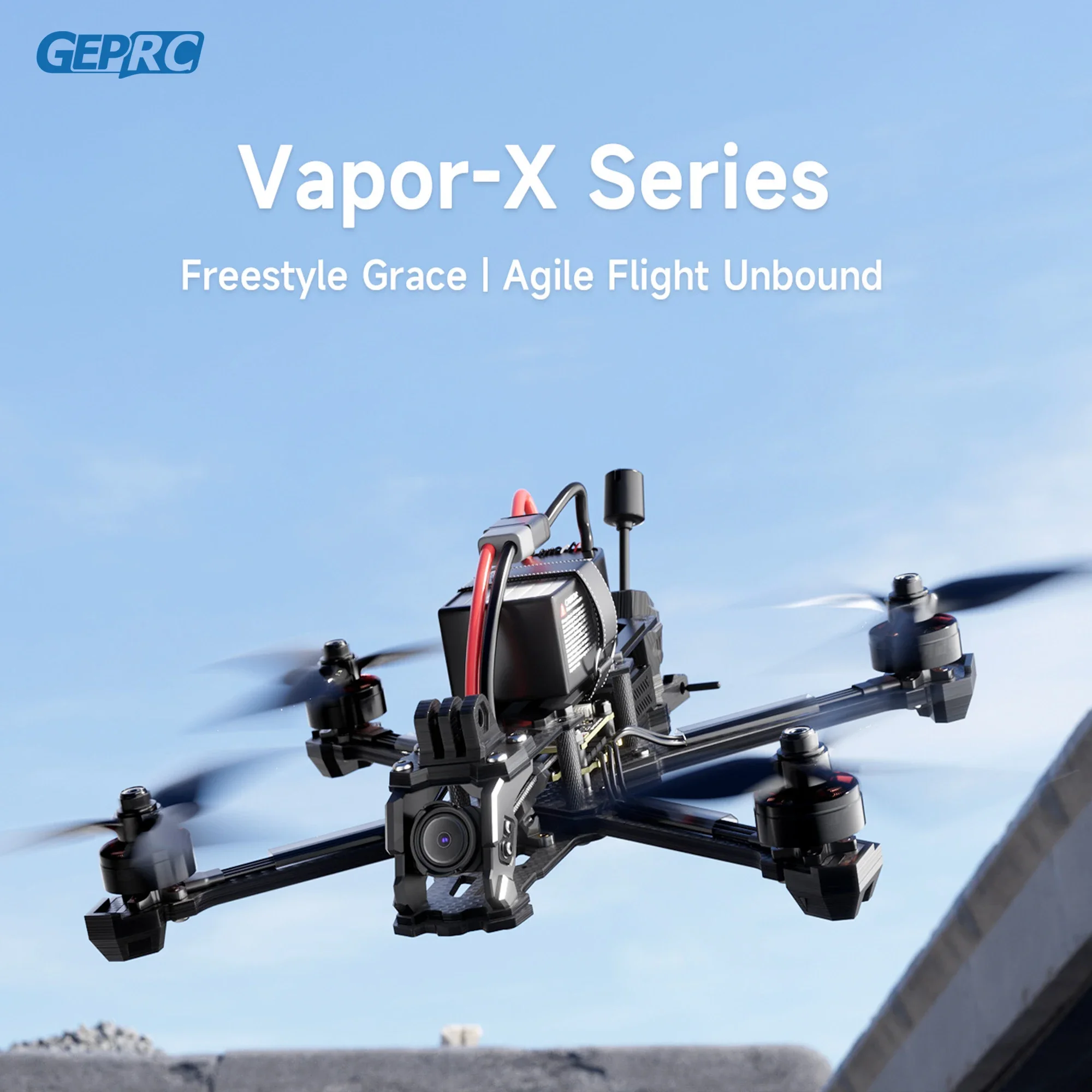 GEPRC Vapor-X5 X6 HD O3 FPV 2407E 1750KV 60A 4IN1 ESC F722 V2 FC High-performance Freestyle Grace RC Quadcopter Freestyle Drone