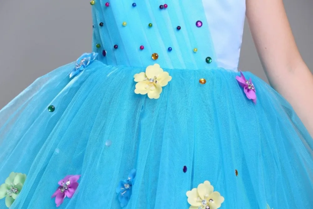 Kids Clothes Girls Dress Party Stage Show Dance Wear Cosplay Princess Costume Fairy Fashion Clothing Children Summer Casual