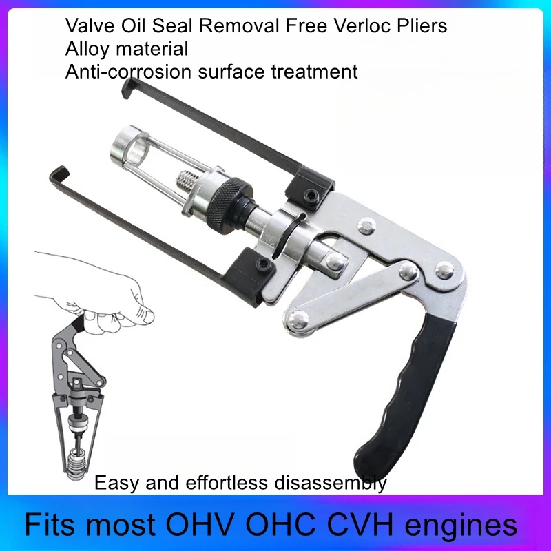 Valve ClampNon-disassembly Downward Pressure Oil Seal Removal ToolDisassemblerSpring Puller Removal Tool