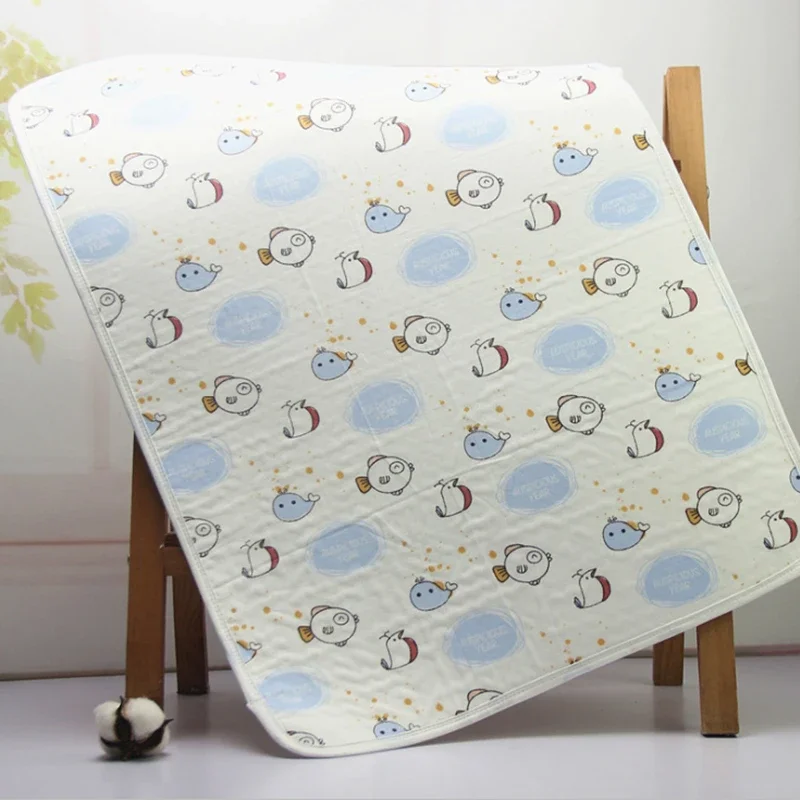 1 Piece Wasoyoli Baby Crib Pads 70*120cm Newborn Kids Portable Reusable Changing Pad Infant Bedding Waterproof Play Mat