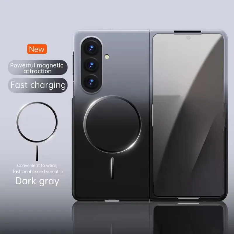 

Phone Case For Samsung Z Fold 7 Galaxy Z fold 6 5 4 Slim Delicate and Skin-friendly Gradient Strong Magnetic Protect Cover
