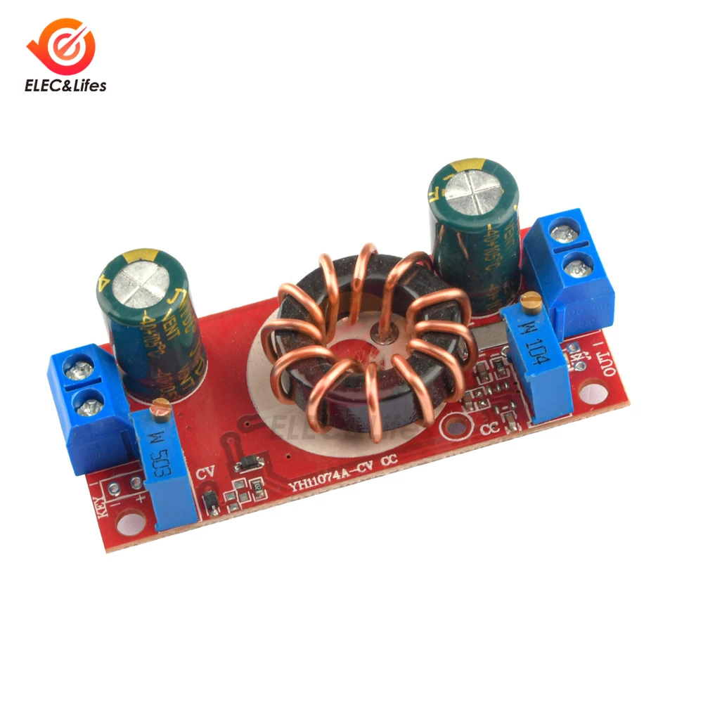 DC-DC 4-32V to 1.2-32V 10A Step Down Module Solar Charger Constant Voltage Current Adjustable Buck Converter LED Driver