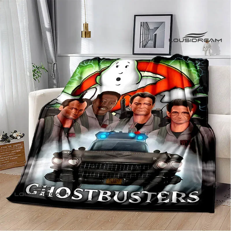 

Ghostbusters Cartoon printed blanket Warm Flannel Blankets Soft and Comfortable Home Travel Blanket bed linings Birthday Gift
