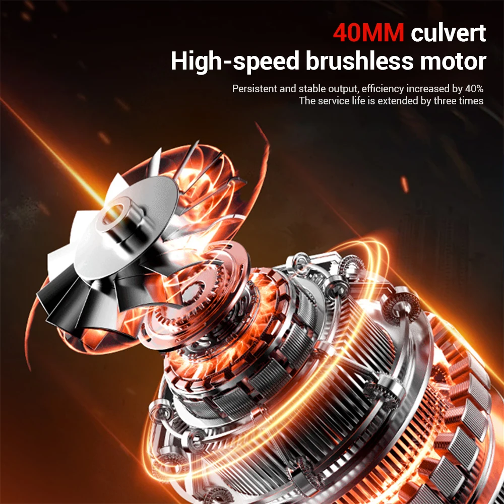 100WPRM منفاخ عنيف 700 جرام ضغط الرياح فرش السيارات 40 مللي متر توربو مروحة نفاثة 15000 مللي أمبير الغبار تهب لوحة المفاتيح تنظيف منفاخ الهواء #3