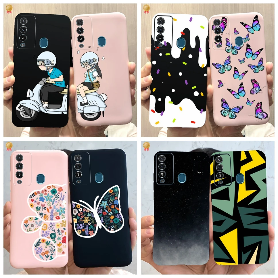 Милый мультяшный силиконовый защитный чехол на заднюю панель для ITEL P37 Pro P37Pro, мягкий чехол из ТПУ для телефона ITEL P 37 Pro P37 Pro P37Pro
