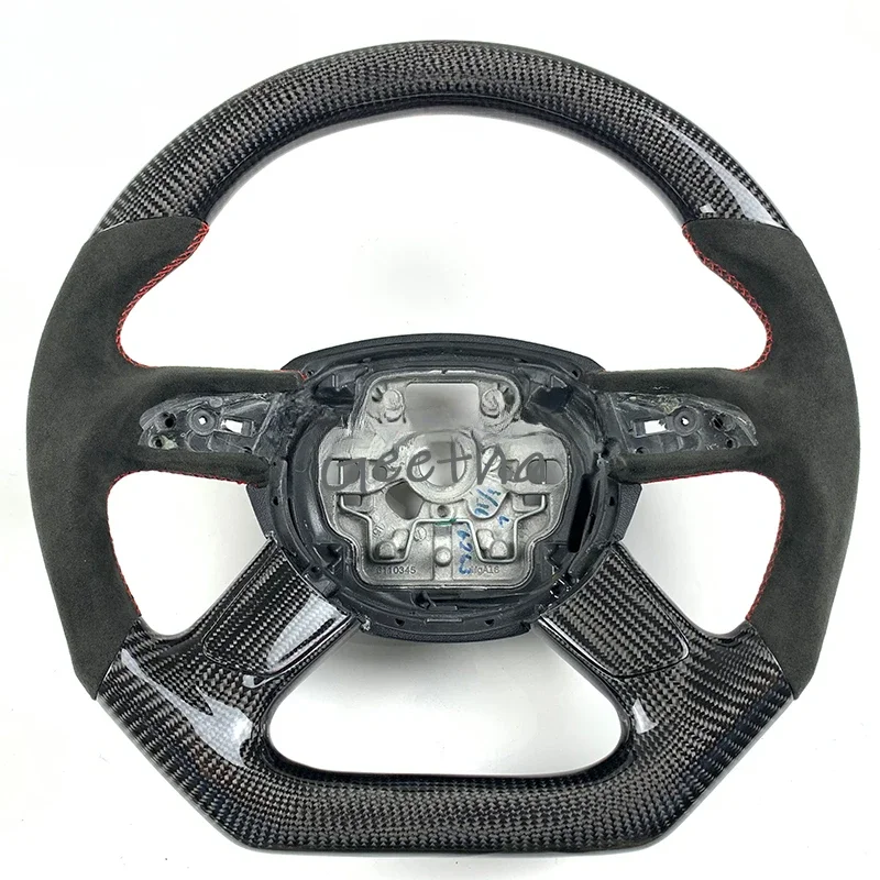 

Руль из карбона и кожи на заказ для Audi A6 C7, A3, A4, A5 B8 2008-2015 годов